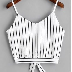 Bowknot Crop Tank